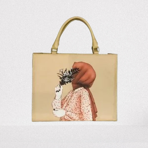 Hijab Tote trendy bag in different colors - Image 6