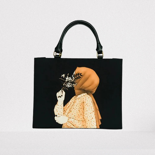 Hijab Tote trendy bag in different colors - Image 5