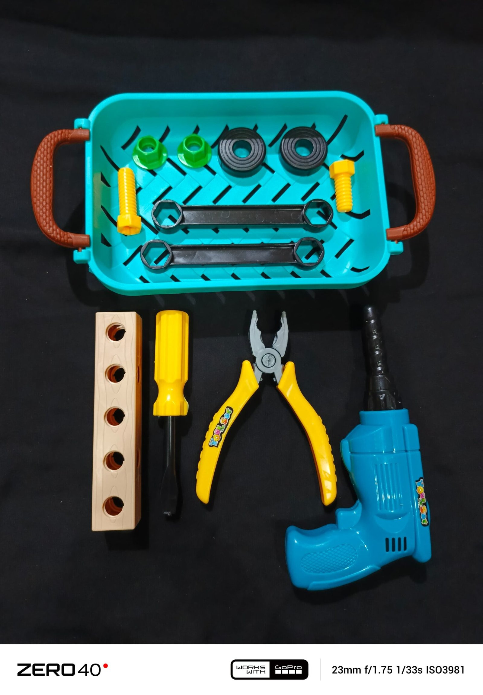 Kids’ Toy Tool Set with Carry Basket – Creative Play Kit - Image 7