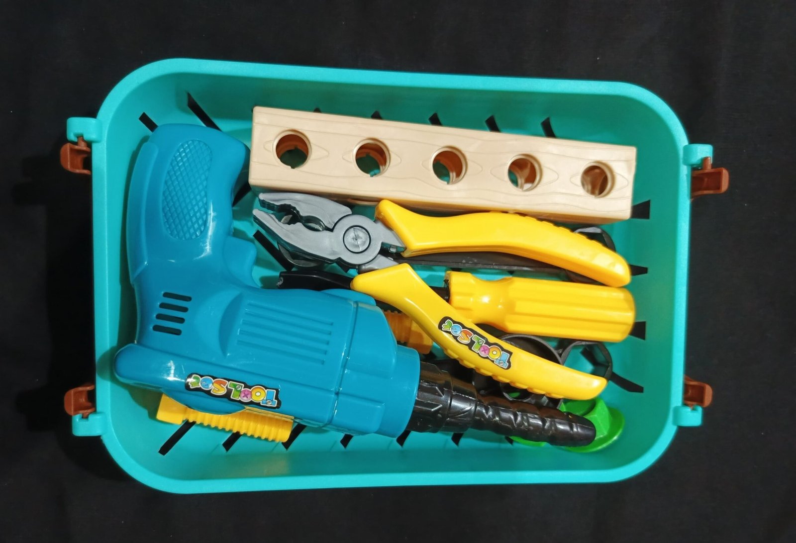 Kids’ Toy Tool Set with Carry Basket – Creative Play Kit