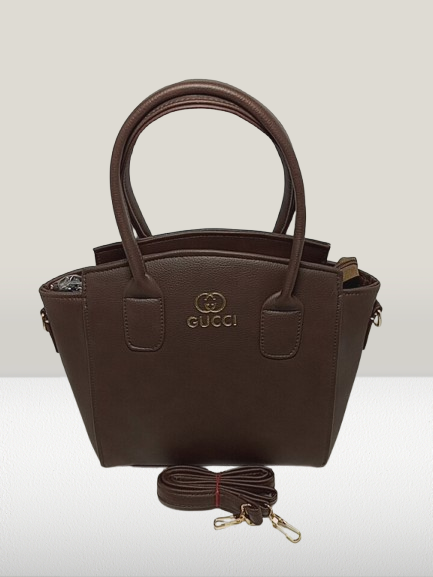 Beige Gucci Handbag with Shoulder Strap - Image 6