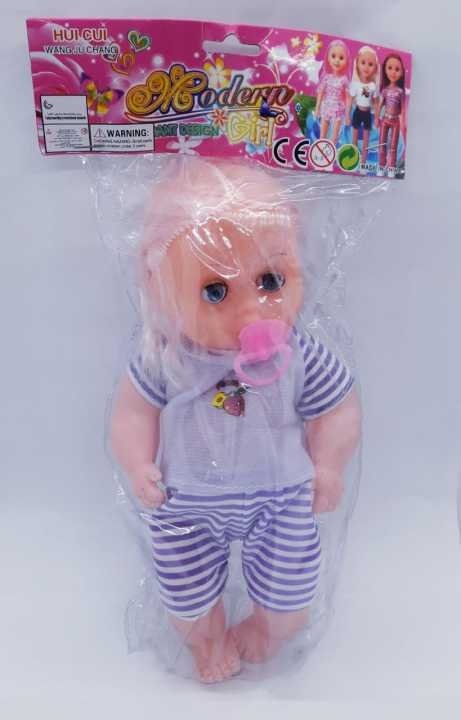 Interactive Crying Baby Doll with Soother - Image 3
