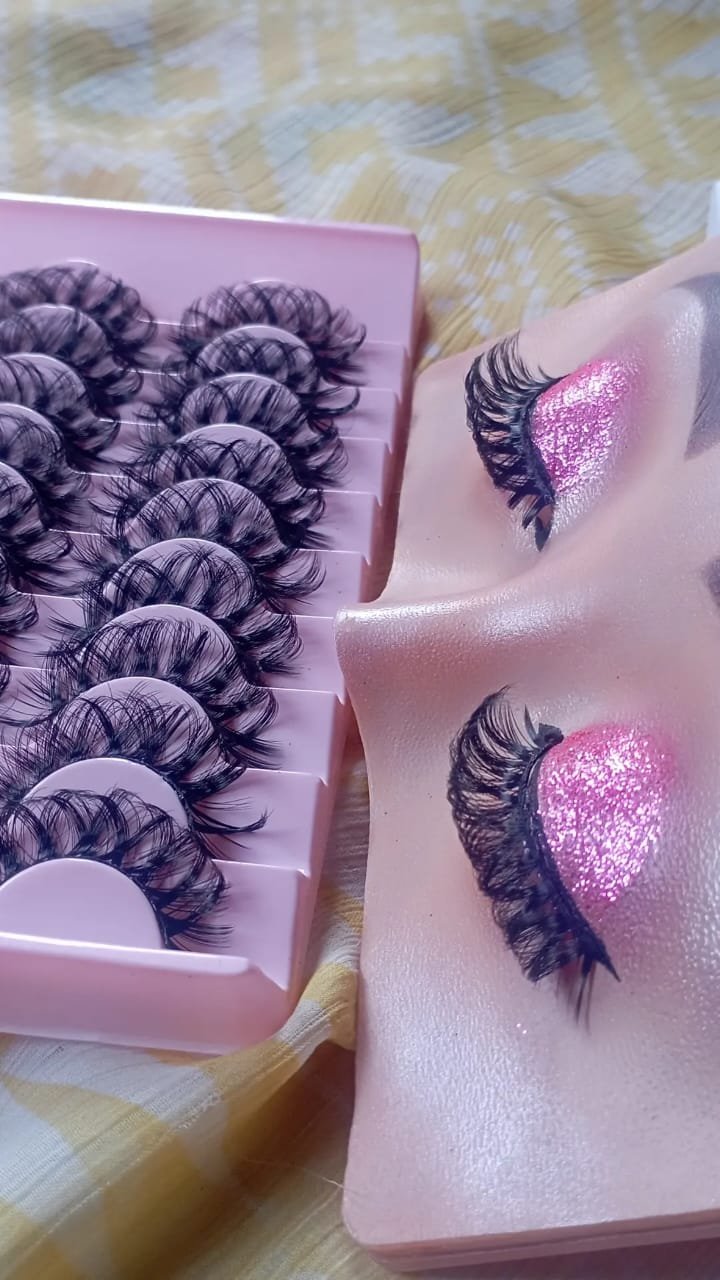 Pair of 5 #BridalLashesStunning Wedding Lashes, Elegant Bridal Lashes