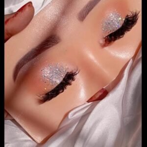 multichrome silver glitter