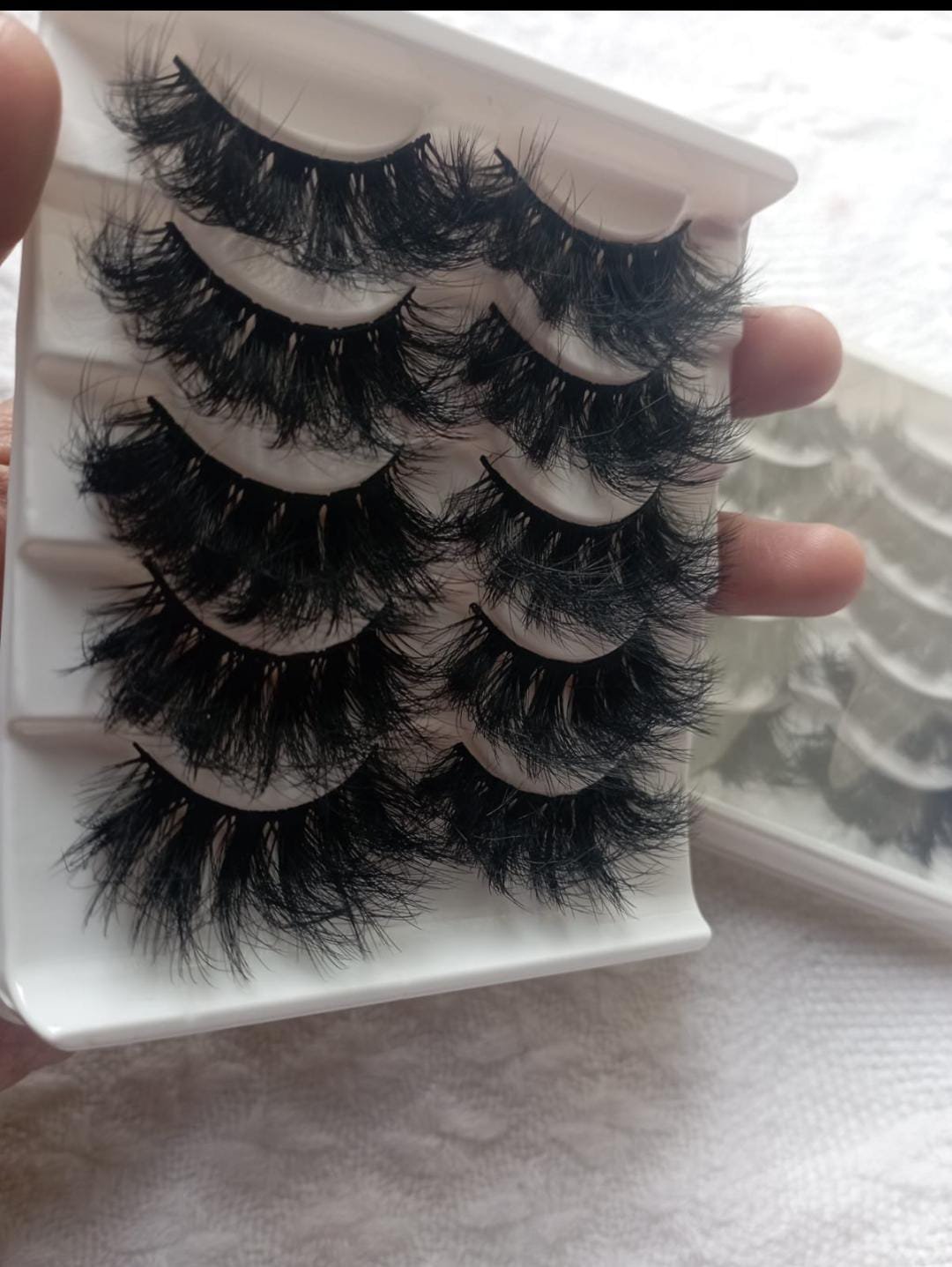 Pair of 5 #BridalLashesStunning Wedding Lashes, Elegant Bridal Lashes - Image 3