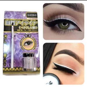 Water Proof Gel Eye Liner white and black color With Brush