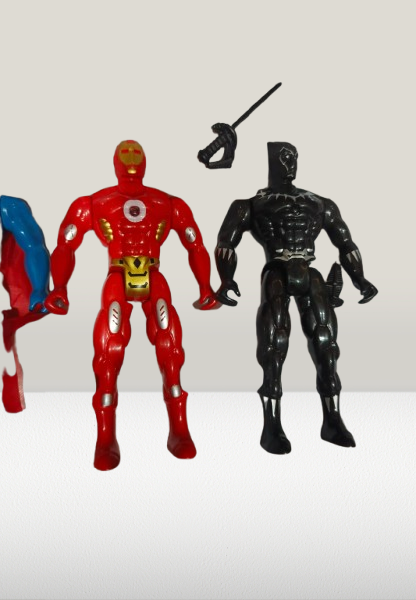 6 Superhero Action Figure  collection - Image 3
